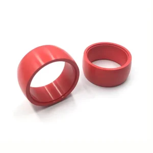 Factory Customized Red Nitrile Rubber Sealing Ring Gasket with Protective Sleeve Rubber Seals