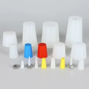 Factory Direct Custom High Temp Silicone Tapered Plug Conical Rubber Stopper Silicone Masking Bung for Powder Coating Anodizing