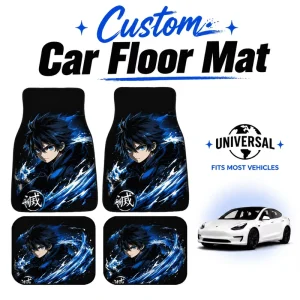 Factory Direct Custom Rubber Car Floor Mats with Logo, Printed Carpet, Universal Fit