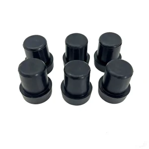 Factory Direct Custom Rubber Stopper Industrial Use Dustproof Cutting Service Solid Design for Vials and Seals