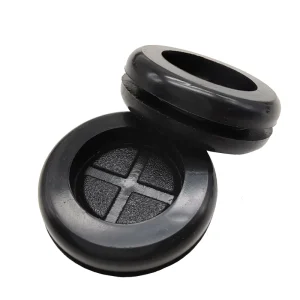 Factory Direct Double sided protection Coil Chassis Dust proof Wire protection Cover Rubber Stopper Black White 16mm
