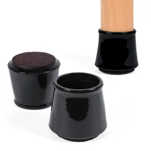 Factory Direct Furniture Chair Leg Floor Protectors Felt Feet Covers in Assorted Sizes