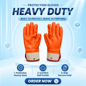 Factory Direct Labor Protection Gloves PVC Wear-Resistant Breathable Handling Non-Slip Made in China