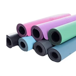 Factory Direct PU Natural Rubber Yoga Mat Luxury 5mm Thickness Eco friendly Sweat absorbing Non slip Customizable Fast Shipping