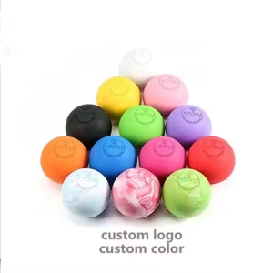 Factory Direct Sale Durable High Quality Fitness Custom Logo Solid Therapy Balls Lacrosse Balls Massage Rubber Balls