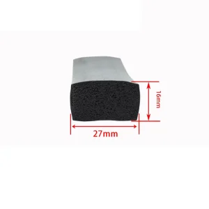 Factory Direct Sales Rubber Products for Various Locations EPDM or Silicone Foamed Flat Rubber Strips
