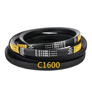 Factory Direct Triangle Belt Black Rubber C Type Transmission Belt C1600