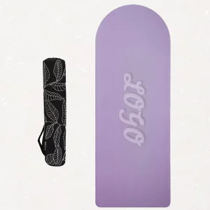Factory Directly Supply Semicircle Shape Custom Color & Logo Oval Arched High Quality Anti Slip Rubber Bottom Yoga Mat