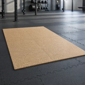 Factory EPDM Fleck Rubber Tile with Wood Grain, Anti-Slip Shock Absorption for Indoor Basketball Gyms