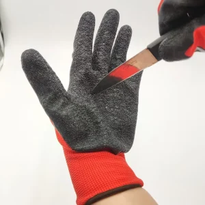 Factory Glove Latex Crinkle Work and Protective Glove for General Purpose Use