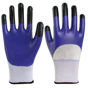 Factory Labor Protection Gloves Full Wear resistant Oil resistant Acid Alkali resistant Rubber Gloves Garden Gloves