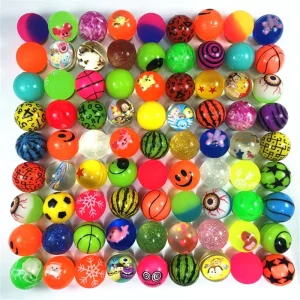 Factory Mixed Style High Bouncing Rubber Balls Toys for Kids Party Favors Birthdays Gift Classroom