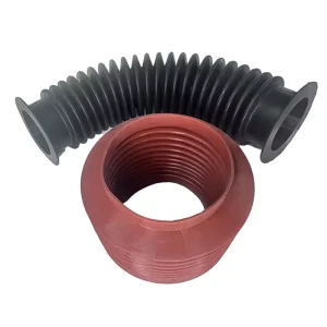 Factory OEM Custom NBR EPDM Silicone Rubber Bellow Flexible Dust Cover Rubber Bellows for Machinery Shaft Cylinder Protection
