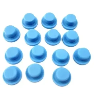 Factory OEM Customized Hollow Silicone Rubber Stopper High Temperature Resistant Rubber End Caps Rubber Plug