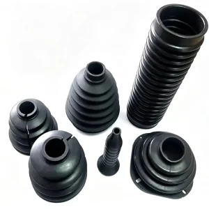 Factory OEM EPDM NBR Rubber Bellow Telescopic Dust Cover Rubber Bellows for Linear Guide Ball Screw Machinery Protection