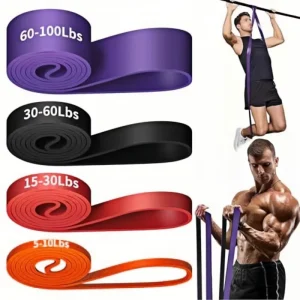 Factory Price Custom Logo Exercise Heavy Resistance Bands Gym Workout Rubber Stretching Elastic Pull Up Bands Set