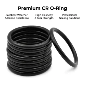 Factory Price Ozone Resistant CR O Ring Neoprene Rubber Sealing Gasket for Outdoor Electronic Enclosures