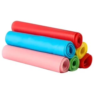 Factory Price TPE & Rubber Yoga Fitness Exercise Resistance Band Elastic Stretch Workout Bands in Strip Type