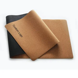 Factory Printed Customized Color Private Label Yoga Mat Eco Friendly Cork Rubber Yoga Mat