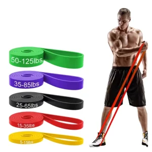 Factory Rubber Loop Fitness Pull Up Heavy Duty Exercise Assist Power Long Custom Logo Resistance Band