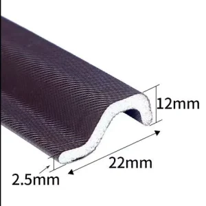 Factory S-Type PU Sealing Strip Household Rubber Door and Window Gap Filling Strip for Hotels