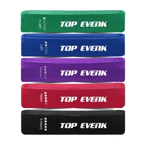 Factory Sale Custom Logo Printed Fitness Hip Circle Resistance Band Set Polyester Loop for Home Exercise and Yoga