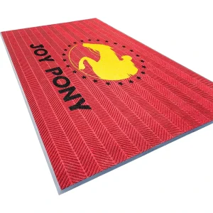 Factory Sale Luxury Handmade Cushioned Anti Slip Floor Carpet Customizable Logo Outdoor Mat Washable Puzzle Pattern for