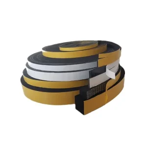 Factory Sponge Custom Protective Angle Self Adhesive Shape Extruded Foam Rubber Strip