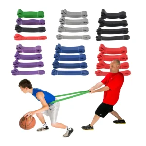 Factory Supply Circle Bandas De Resistencia Exercise Stretch Resistance Bands Set Rubber Exercise Power Pull up Band