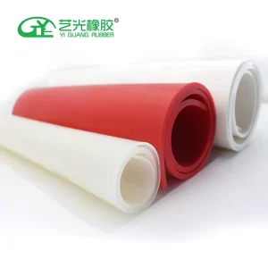 Factory Supply Heat Resistant Shore A 10-35 Silicone Rubber Foamed Silicone Sheet Rubber Pad for Machine
