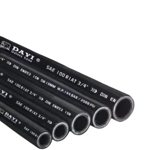 Factory Supply Industrial Rubber Hose Steel Wire Braided Hydraulic Hose Flexible Rubber Hose Pipe