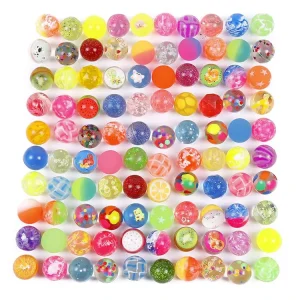 Factory Various Design 20mm 27mm 32mm 38mm 45mm 49mm 56mm Small Toy Rubber Bouncy Balls