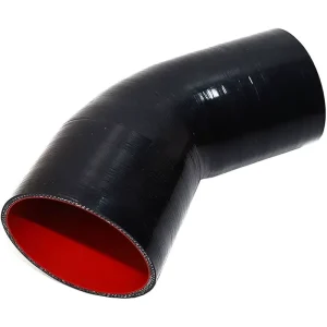Factory Wholesaler Auto Universal 145 Degree Elbow Black Silicone Rubber Hose