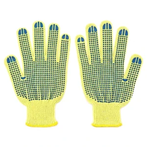 Factory Work Rubber Grip Dots Gloves PVC Dotted 50 Grams Cotton Gloves
