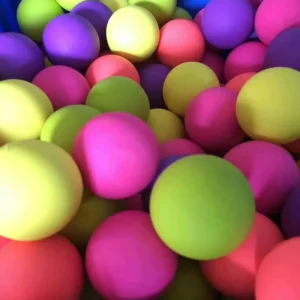 Factory price economic high bouncing solid rubber ball for massage kids pet