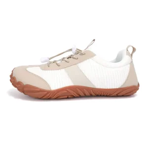 Fashion Trendy Wide Foot Racing Shoes Training Mesh Lace up Anti Slip Sports Barefoot Shoes