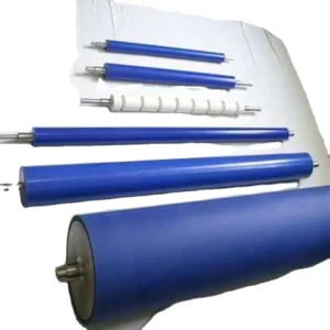 Fine Ground Surface Rubber Roller Silicone PU EPDM NBR SBR High Rigidity Stable Running for Packaging Equipment