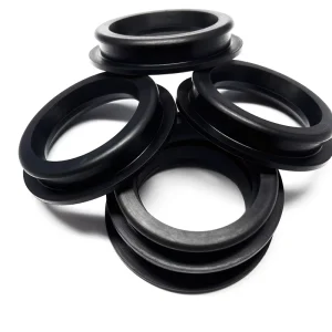 Fire Rating V0 Standard Custom Sized High Temperature Black Rubber Grommet Screw Hole Plug 5 Inches for Hole
