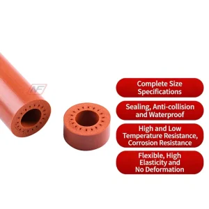 Fire-Resistant Silicone Foam Sponge Tube Hose for Pipe Insulation