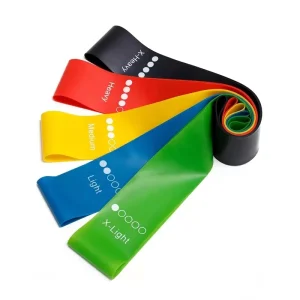 Fitness Custom LOGO Elastic Rubber Bands Set Fitness Workout Training Exercise Gym Strength Latex Resistance Loop Bands