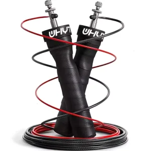 Fitness Jump Rope Aluminum Handle Wire Adjustable Self-Locking Skipping Rope for Home