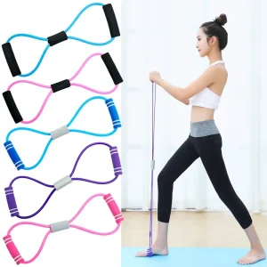Fitness Resistance Band with Loop Design Portable Men Women Arm Shoulder Stretch Training Exercise Elastic Strap Tension Rope