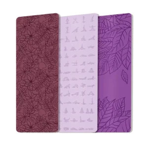 Fitness Workout Home Gym Exercise Cream Yoga Mat Quality PU Yoga Mat Printed
