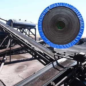 Flame Retardant Fire Resistant Industrial Rubber PU Adjustable Speed New Conveyor Belt for Agricultural Use