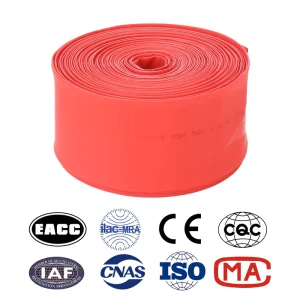 Flame-Retardant Polyolefin Heat-Shrink Tubing, 2:1 Shrink Ratio, 1-6 mm Black Cable Insulation Sleeve, RoHS Certified