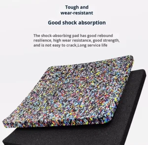 Flame-Retardant Sound-Insulation Shock-Absorption Pad 5 mm Polyurethane Rubber Foam Flooring for Hotels Gyms and Warehouses Anti-Slip