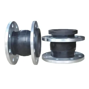 Flange Connection Flexible Rubber Joint Single Ball Pipeline Bellows Expansion Joint