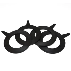 Flange Rubber Gasket Shock Absorption EPDM Fluorine Rubber Nitrile Valve Oil Resistance