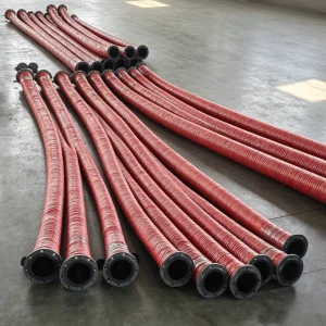 Flanged Dredge Discharge Rubber Hose Reinforced Sand Slurry Pipeline Anti Burst for Dredger Connection Factory Bulk