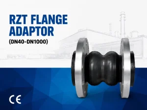 Flanged Rubber Expansion Joint Single Double Sphere Flexible Bellows Connector for Pipeline EPDM Shock Absorber
